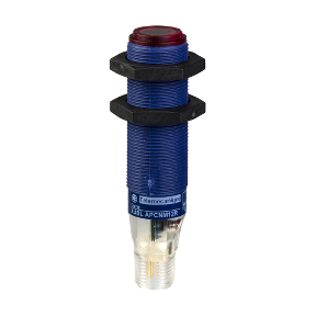 TES Electric Photoelectric Sensor; Opposed - Receiver; 18mm Barrel; 100m Range; 10-30VDC; PNP; LO/DO Configurable; M12 QD